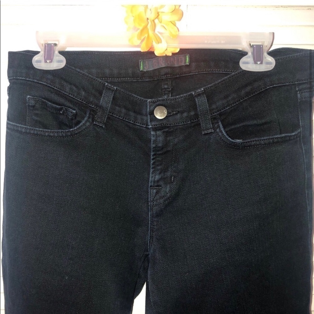J Brand Women’s The Deal Black Skinny Jean zippers at the ankle 29 - Picture 3 of 8